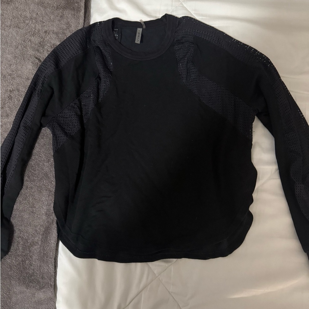 Vimmia Black Mesh Detail Top